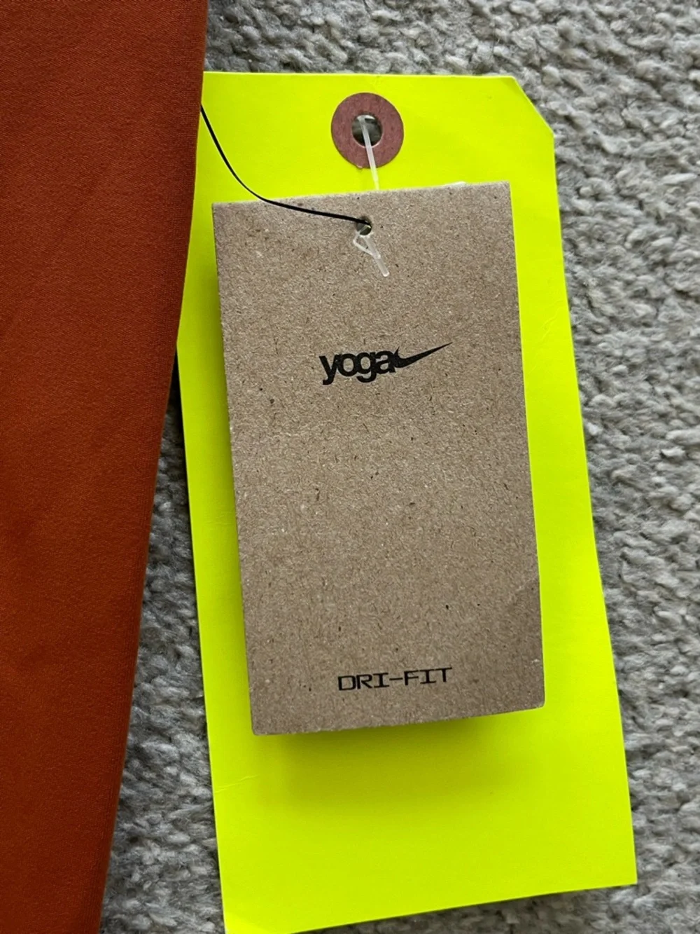 NWT Nike Yoga Rust Orange High-Rise Women’s Leggings Size 2X - Picture 3 of 7